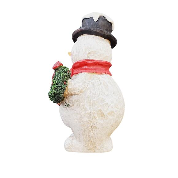 Snow Country Christmas 2018 Resin Snowman Shelf Sitter Adult's 10" Holiday Decor - Picture 4 of 10
